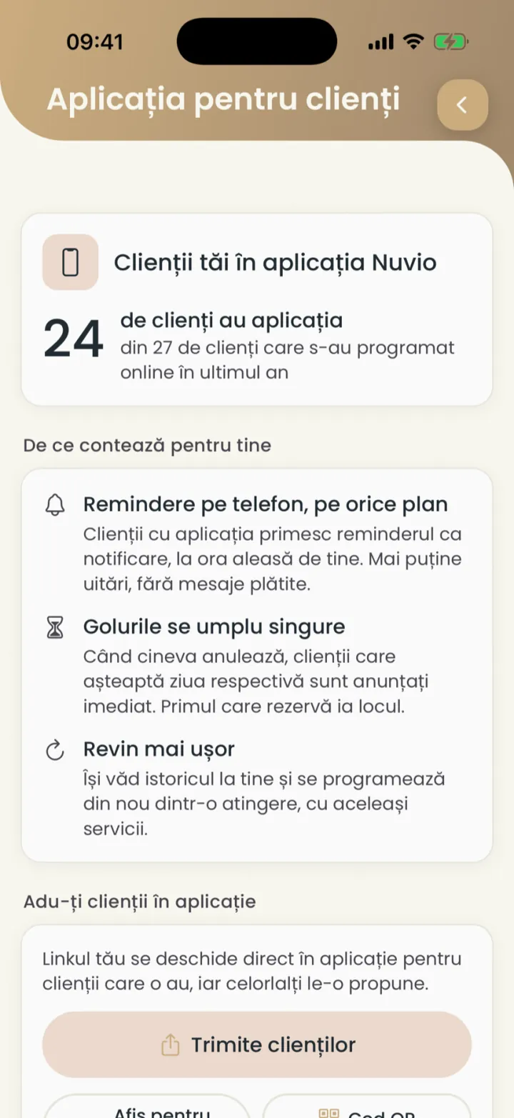 Ecranul Aplicația pentru clienți: câți clienți au aplicația și de ce contează pentru tine